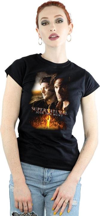 Image du produit Supernatural T-shirt en coton à l'effigie de l'affiche Femme/Femme (M)