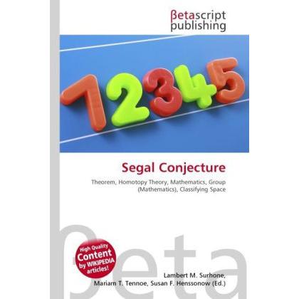 Segal Conjecture, Fachbücher