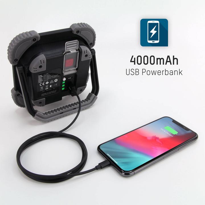 Actual product image Ansmann LED construction spotlight (1400 lm)