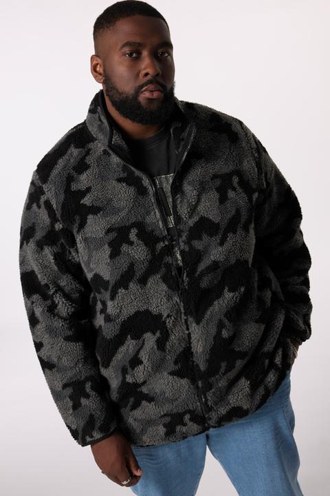 Actual product image Sthuge Teddyjacke, Camouflage, Stehkragen (3XL)