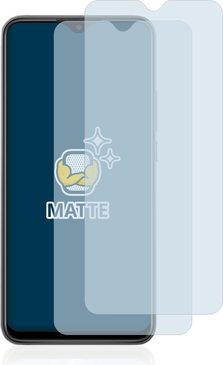 Actual product image BROTECT Anti-glare screen protector matt (2 Piece, Xiaomi Redmi 9)