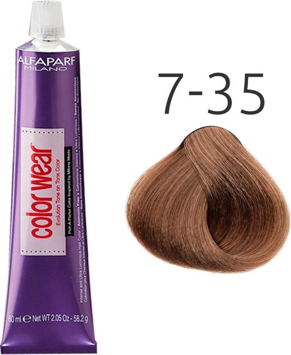 Image du produit Alfaparf Colorwear Medium Golden Mahogany Blonde 7.35 60ml (Gris)