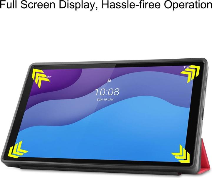 Produktbild König Design Schutz Hülle für Lenovo Tab M10 HD 2nd Gen TB-X306 Smart Cover Case Etui Tasche (Lenovo Tab M10 HD)