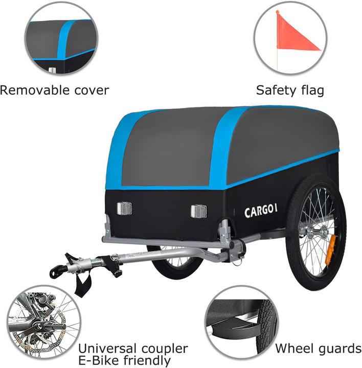 Produktbild Tiggo Klappbarer Velo-Lastenanhänger