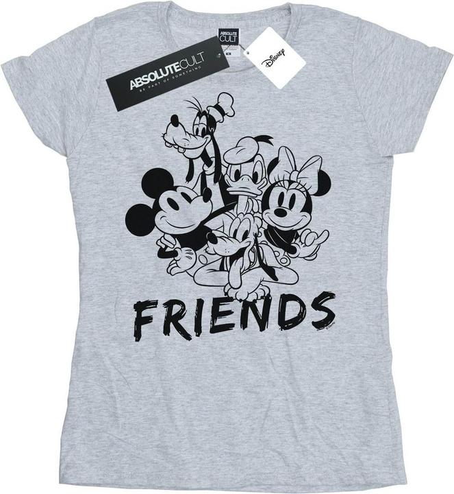 Actual product image Disney Womens/Ladies Mickey Mouse And Friends Cotton T-Shirt (XXL)