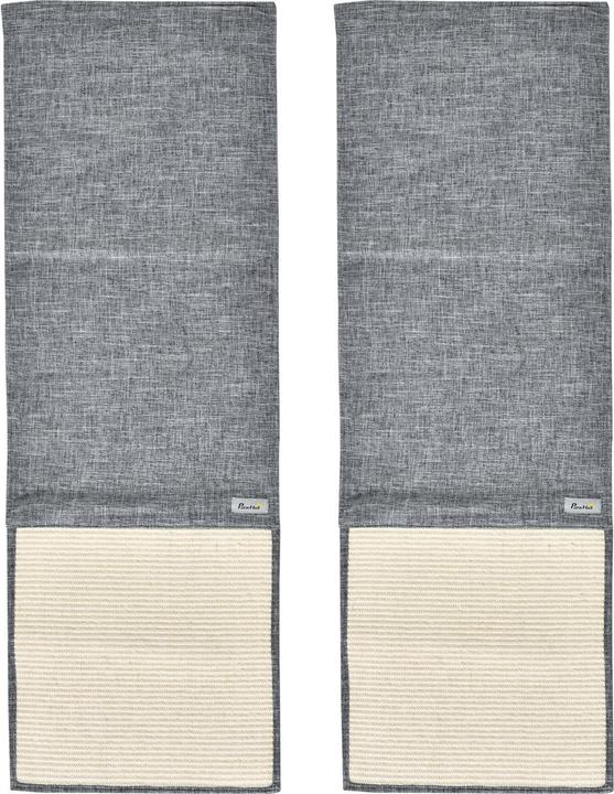 Produktbild PawHut Kratzmatte 2er-Set (Grau)
