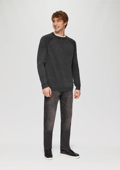 Produktbild s.Oliver Strickpullover Baumwollpullover im Used-Look (XXL)
