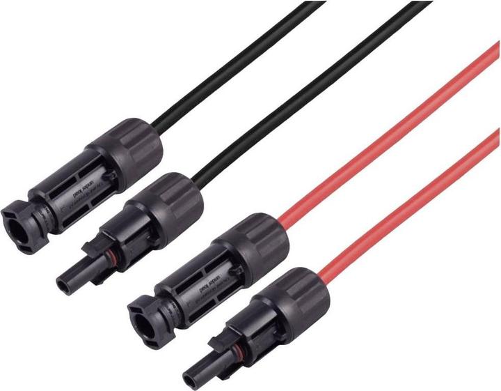 Produktbild BKL Electronic 2800055 Verlängerungskabel 6 mm² Kabellänge 5 m (Solarstecker)