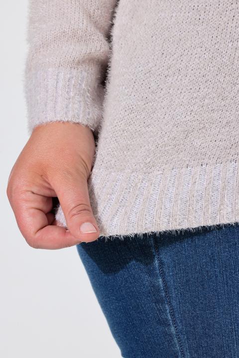 Actual product image Miamoda Pullover, bequeme Passform, Stehkragen (54, 56)
