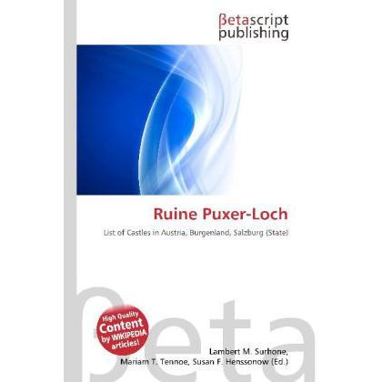 Ruine Puxer-Loch, Fachbücher