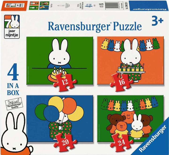 Actual product image Ravensburger Puzzle 4in1 Miffy 70 Jahre