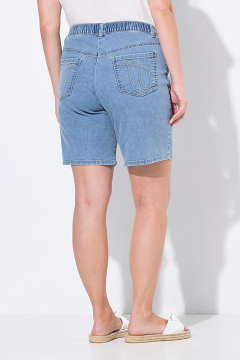 Produktbild Ulla Popken Jeansbermuda, gerades Bein, Komfortbund (60)