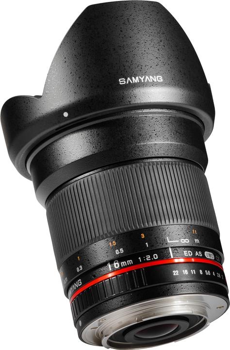Immagine prodotto Samyang MF 16mm f/2.0 ED AS UMC CS Canon M (Canon EF-M, APS-C / DX)