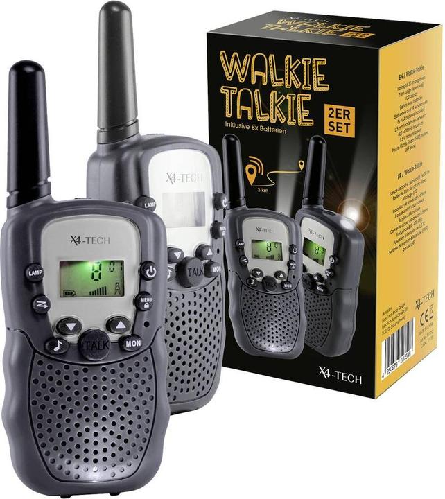 Actual product image X4 Tech 701952 PMR radio set of 2 (3 km)