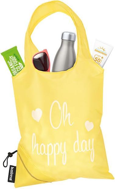 Image du produit Kolma Einkaufstasche RPET "Oh happy day" beige