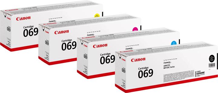 Image du produit Canon Original CRG 069 SET Multipack / Set mit allen vier Farben (C, CF, M, Y)
