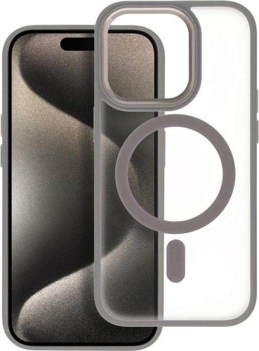 Image du produit OEM Back panel cover MATTE MAG COVER case compatible with MagSafe for IPHONE 17 Pro titanium (Apple iPhone 17 Pro)