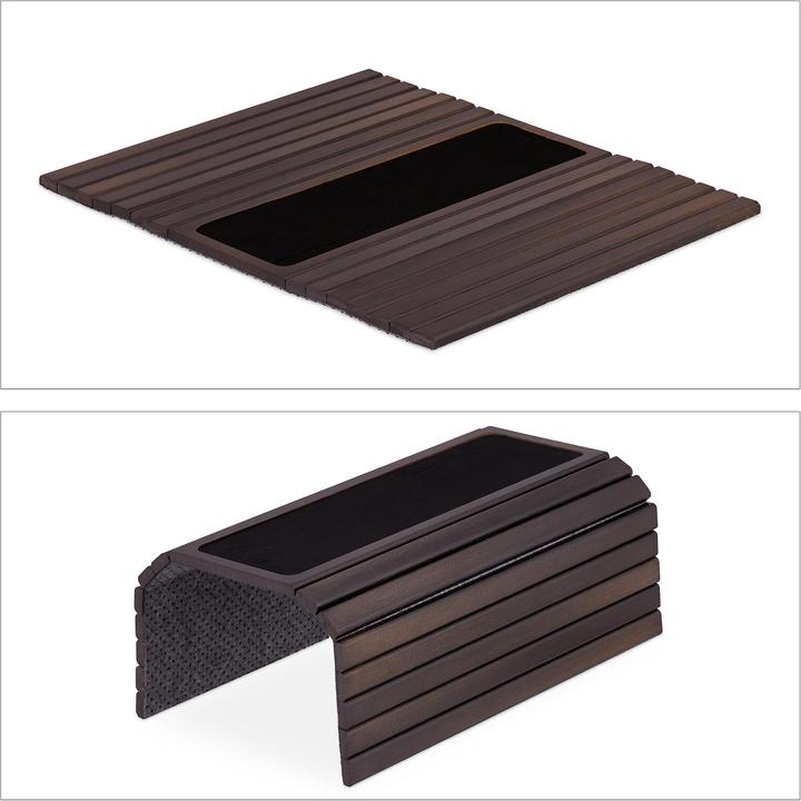 Actual product image Relaxdays Sofa tray