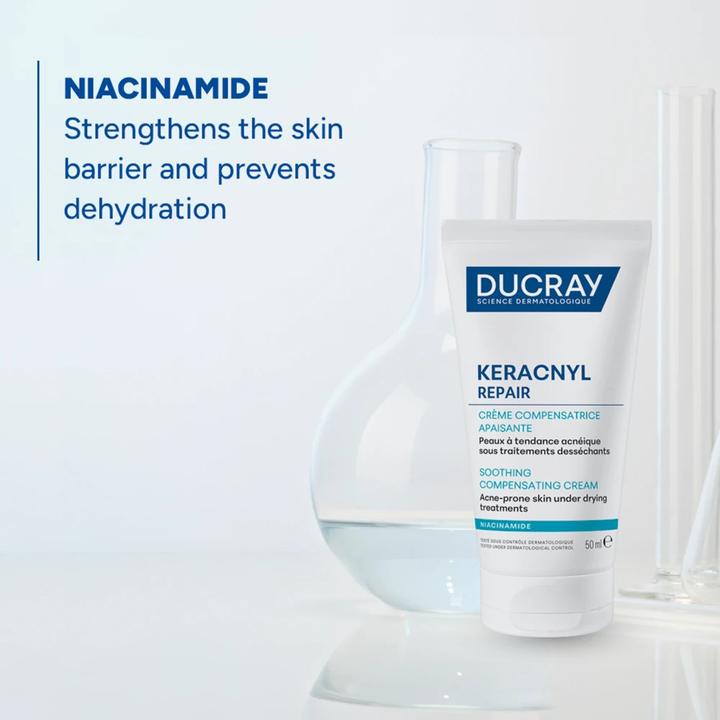 Actual product image Pierre Fabre Ducray Keracnyl Repair Cre (50 ml, 24h cream)