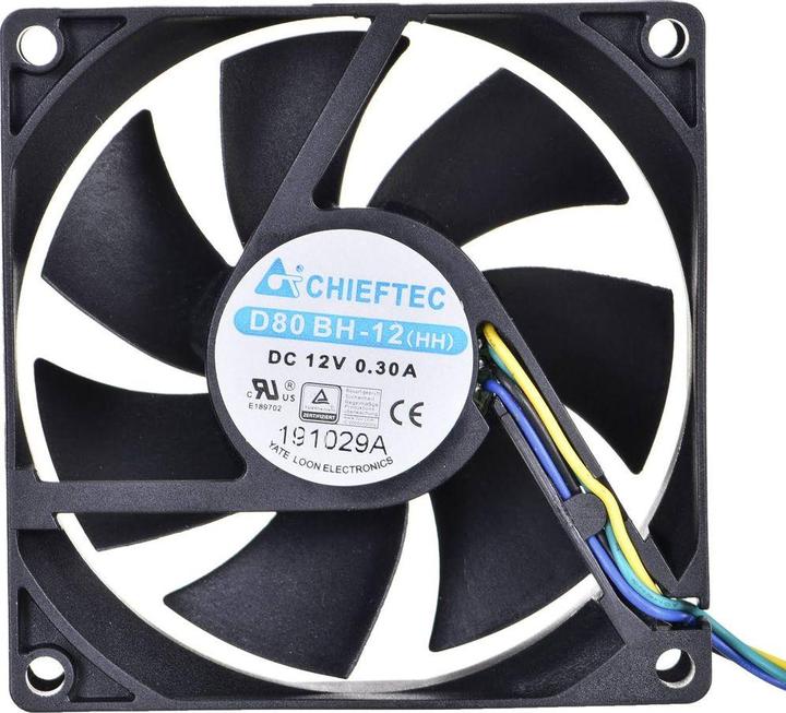Actual product image Chieftec Case fan Chiftec (80 mm, 1 x)