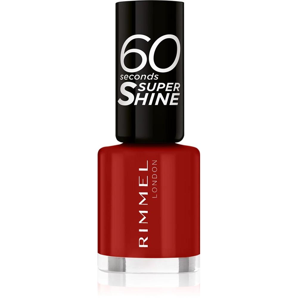 Rimmel London Rosso Smalto Per Unghie, 60 Secondi Super Brillantezza (315 Regina Delle Crostate, Smalto)