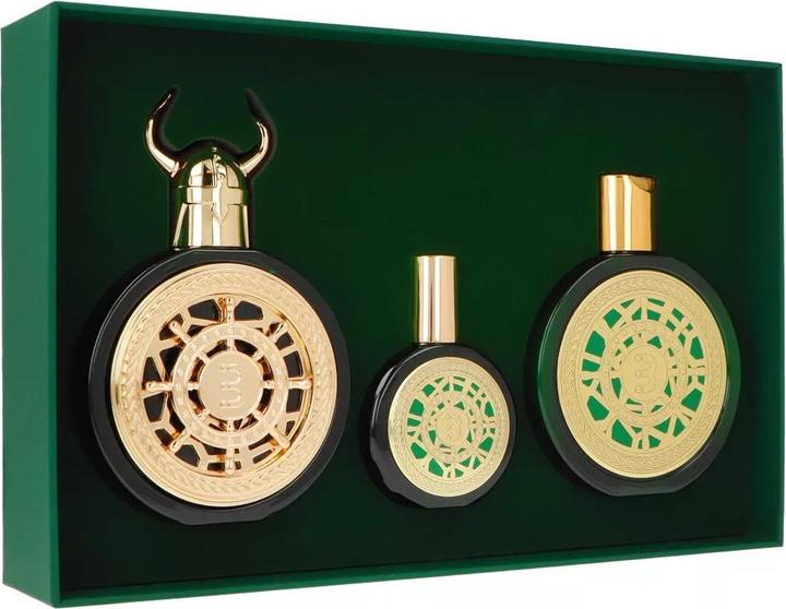 Image du produit Bharara Viking Dubai Gift Set Perfume 3.4oz 100ml with Mini 1.0oz 30ml and Body (Coffret de parfum)