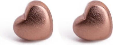 Image du produit Vuch Délicieux boucles d'oreilles en bronze avec des coeurs en or rose étincelant (L)