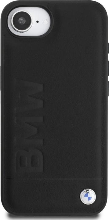 Image du produit BMW Case Leather Hot Stamp do iPhone 16e black (Apple iPhone 16e, Apple iPhone 17e)