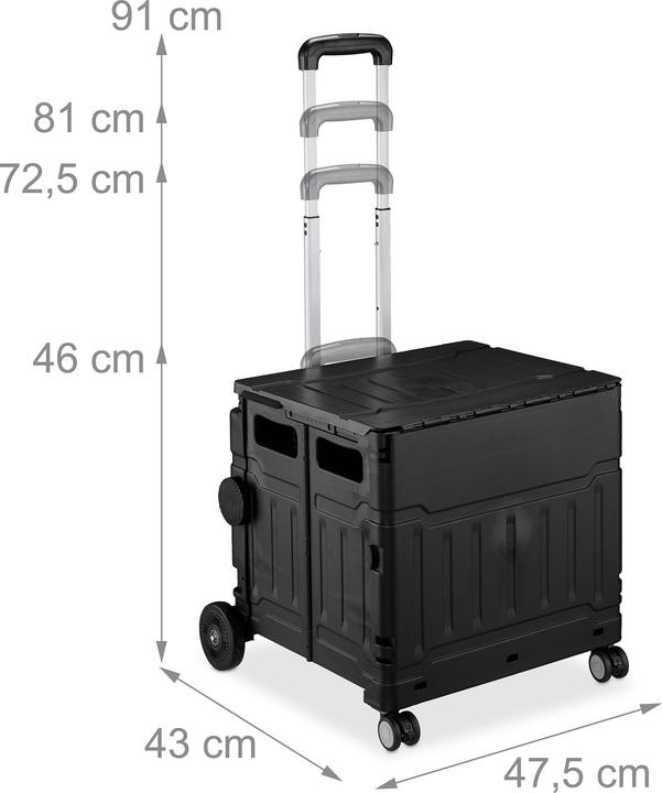 Immagine prodotto Relaxdays Einkaufstrolley