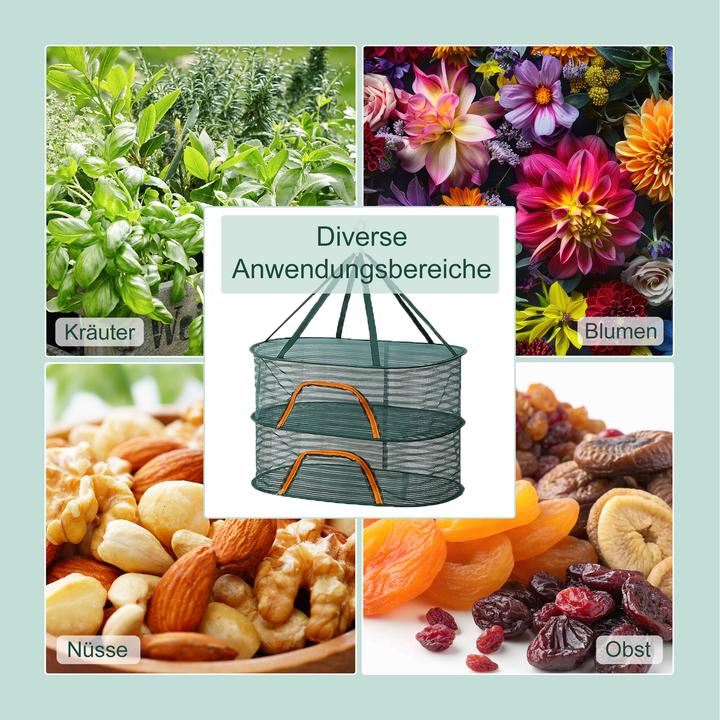 Actual product image Relaxdays Faltbares Trockennetz Oval