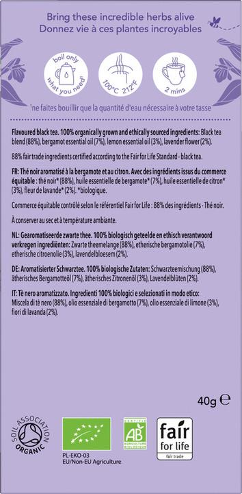 Immagine prodotto Pukka Splendido Earl Grey (40 g)