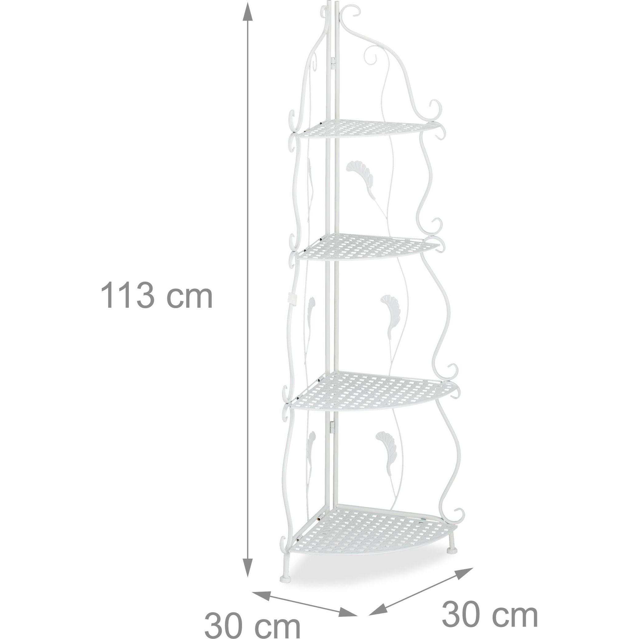 Thumbnail - Relaxdays, Pflanzenständer + Blumentreppe, Eckregal