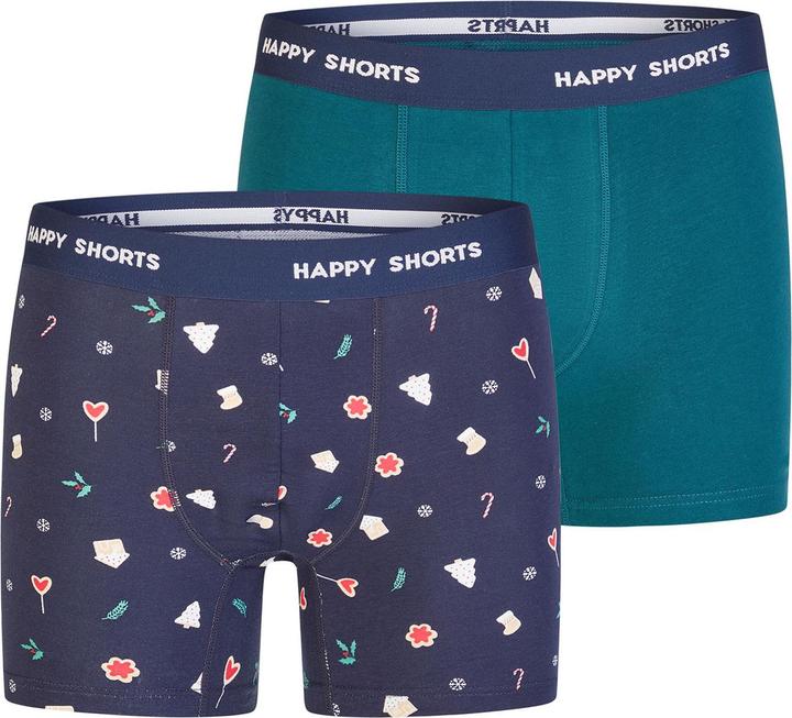 Blu marino, stampa X-mas in abete