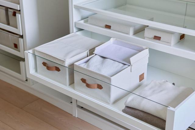 Image du produit Love it Store it Boîte à couvercle rabattable Premium, lot de 2 - Petite (25 x 33 x 16 cm, 13.50 l)