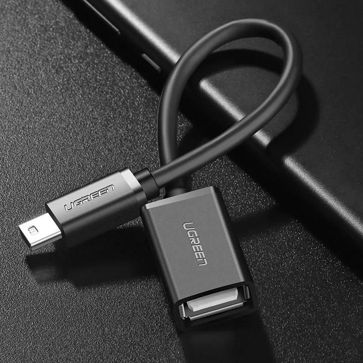 Actual product image Ugreen OTG mini USB adapter US249 (black) (0.10 m, USB 2.0)