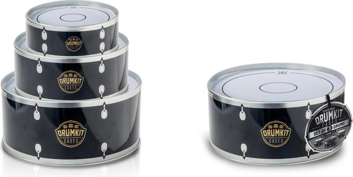 Actual product image Suck UK Drum Kit Cases Set of 3