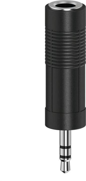 Produktbild Hama Audio-Adapter, 3,5-mm-Klinken-Stecker - 6,3-mm-Klinken-Kupplung, Stereo