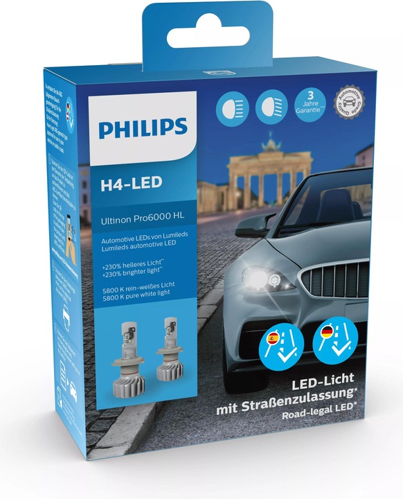 Produktbild Philips Ultinon Pro6000 HL (H4)
