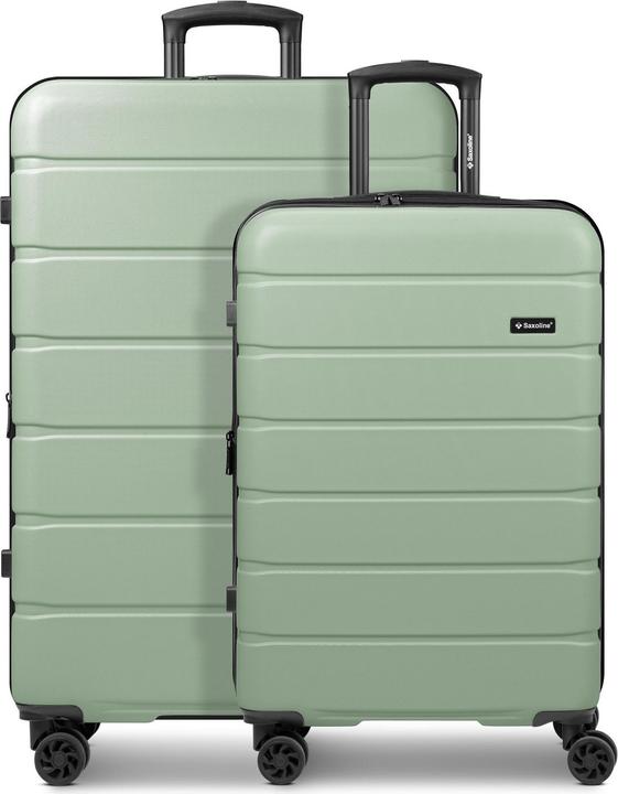 Saxoline Miami 4 Rollen Kofferset 2-teilig mit Dehnfalte