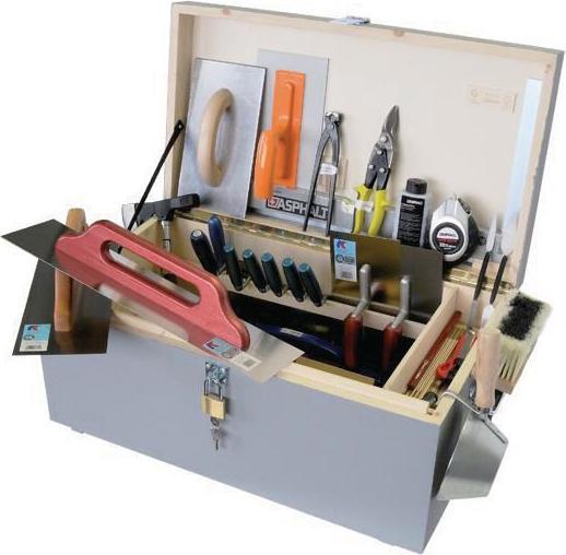 Actual product image BRW Plasterer's tool box (39 pieces)