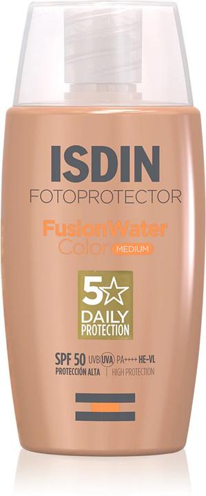 Isdin Fusion Water Color LSF 50 Ultraleichte Textur, 50 ml