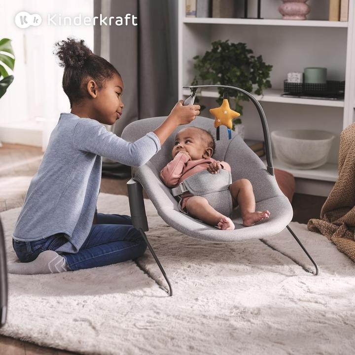 Actual product image KinderKraft Enock + Calmee reclining function (Stair high chair)