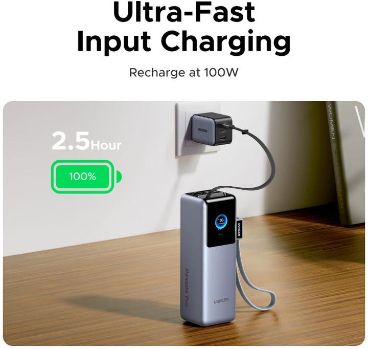 Produktbild Ugreen 200W - Powerbank (25000 mAh, 200 W)