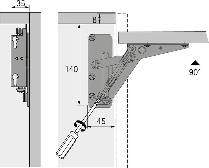 Produktbild Hettich Lift 90