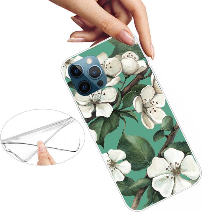 Image du produit Ueli Express iPhone 14 Pro Max Super Slim Caoutchouc Housse de protection Fleurs (Apple iPhone 14 Pro Max)