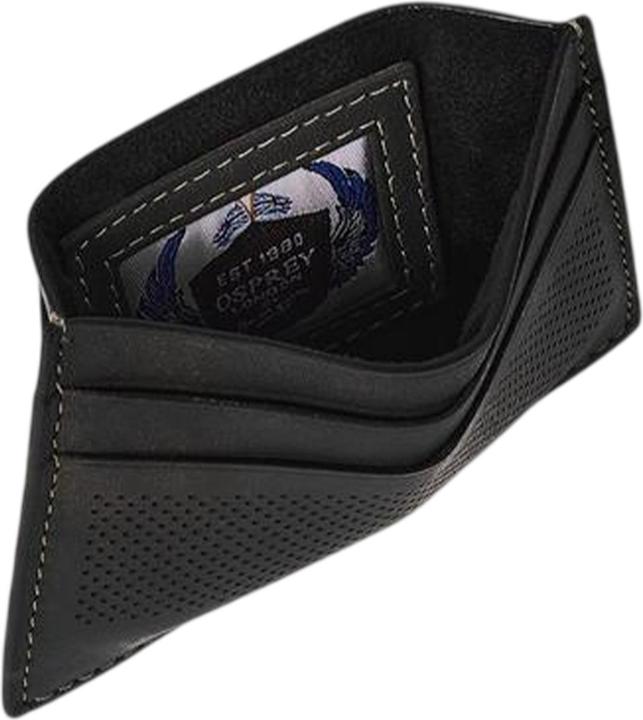 Actual product image Osprey Arthur Perforated Leather Card Holder