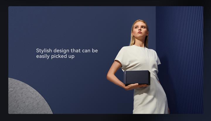 Produktbild Wanbo Projektor Cube 2 Pro Android 11, 500 ANSI, Gimbal, Blau EU (Full HD, 500 lm)