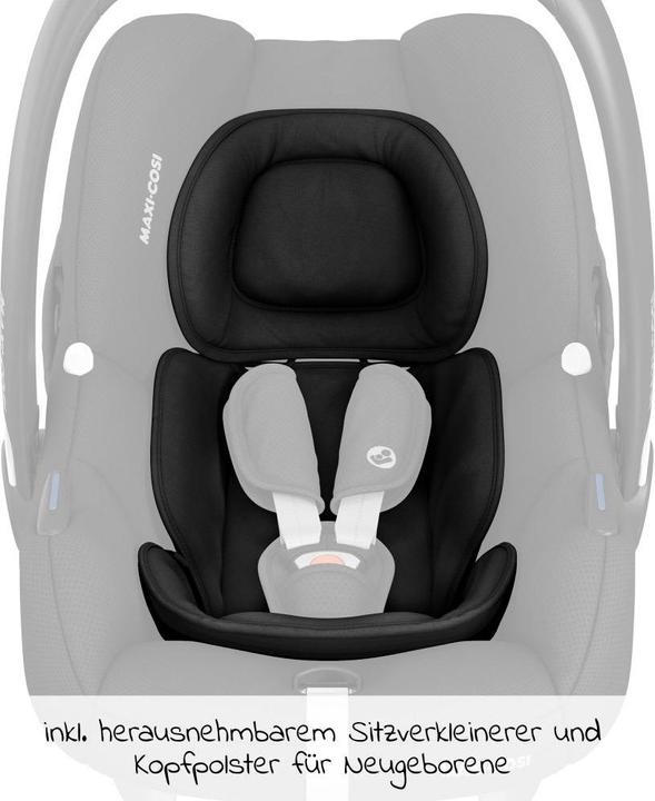 Image du produit Maxi-Cosi CabrioFix I-Size Noir Essentiel (Coque auto, Norme ECE R129/i-Size)