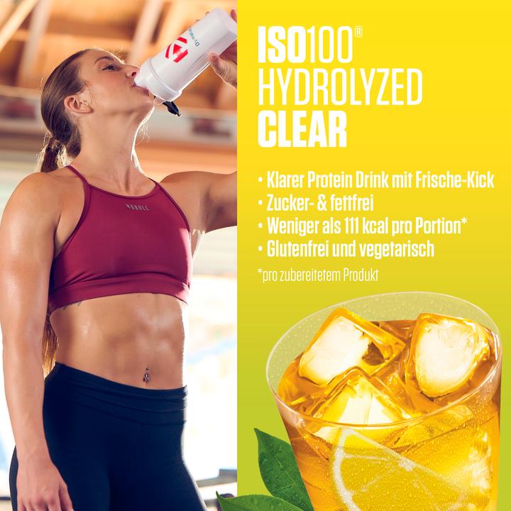Actual product image Dymatize ISO100 Clear Whey (Lemon Ice Tea, 1 pcs., 900 g)