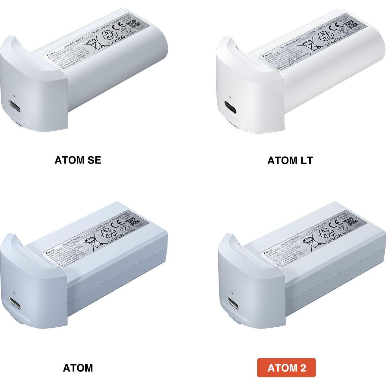 Potensic Batteria intelligente Atom 2 (Batteria del drone, Potensic Atom 2), Accessori per droni, Bianco